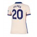 Maillot de foot Chelsea Cole Palmer #20 Extérieur vêtements Femmes 2024-25 Manches Courtes